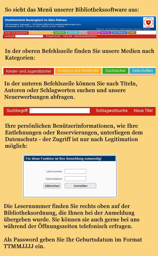 Diese Anleitung erklärt die Verwendung des Biblioweb-Katalogs