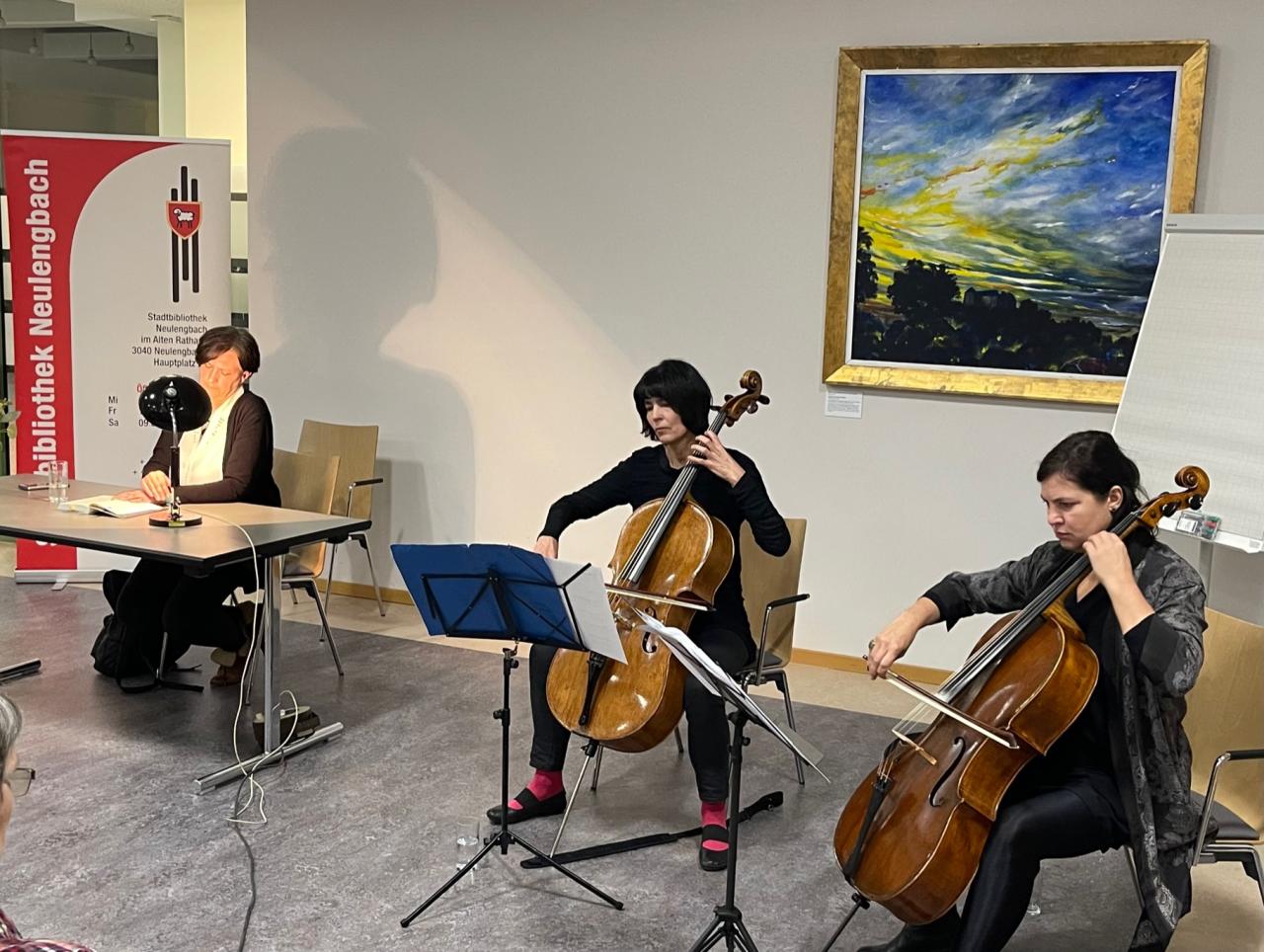 Skorpil mit Musikerinnen