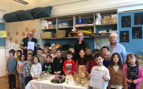 Übergabe der Schülergutscheine